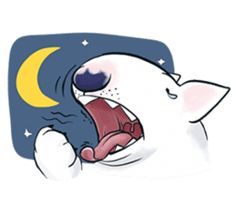 Funny Bull Terrier sticker #6656327