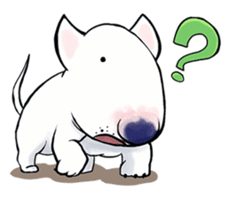Funny Bull Terrier sticker #6656328