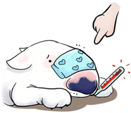 Funny Bull Terrier sticker #6656329