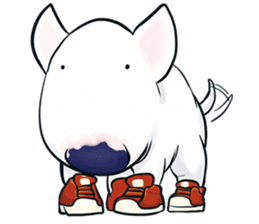 Funny Bull Terrier sticker #6656332