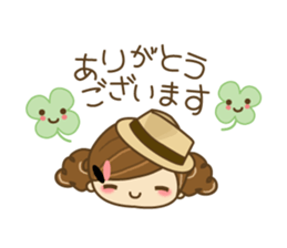 The cute girl Hana 3 sticker #6656661