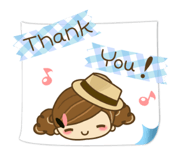 The cute girl Hana 3 sticker #6656663