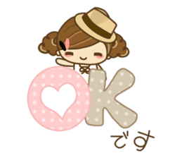 The cute girl Hana 3 sticker #6656667