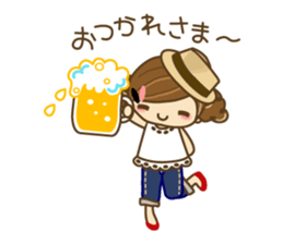 The cute girl Hana 3 sticker #6656668