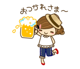 The cute girl Hana 3 sticker #6656668