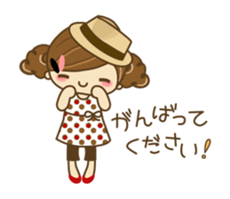 The cute girl Hana 3 sticker #6656672