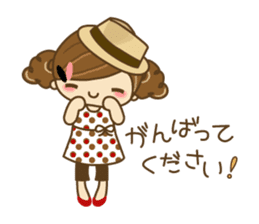 The cute girl Hana 3 sticker #6656672