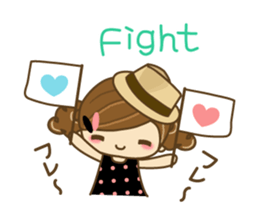 The cute girl Hana 3 sticker #6656673