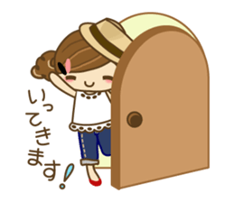 The cute girl Hana 3 sticker #6656676