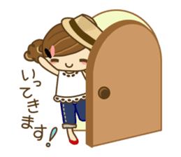 The cute girl Hana 3 sticker #6656676