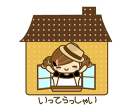 The cute girl Hana 3 sticker #6656677