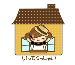 The cute girl Hana 3 sticker #6656677