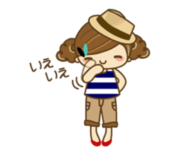 The cute girl Hana 3 sticker #6656682