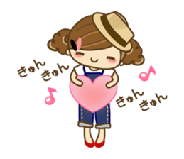 The cute girl Hana 3 sticker #6656684