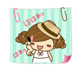 The cute girl Hana 3 sticker #6656690