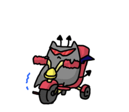 Ten nyan evil Nyan 2 sticker #6657156