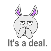 Dry rabbit-chan (American version sticker #6657848