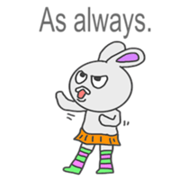 Dry rabbit-chan (American version sticker #6657859