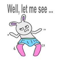 Dry rabbit-chan (American version sticker #6657862