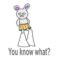 Dry rabbit-chan (American version sticker #6657866