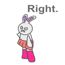 Dry rabbit-chan (American version sticker #6657868