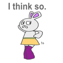 Dry rabbit-chan (American version sticker #6657872
