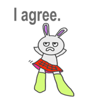 Dry rabbit-chan (American version sticker #6657875