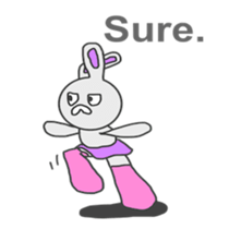 Dry rabbit-chan (American version sticker #6657876