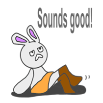 Dry rabbit-chan (American version sticker #6657878