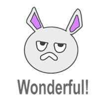 Dry rabbit-chan (American version sticker #6657879