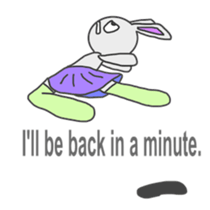 Dry rabbit-chan (American version sticker #6657881