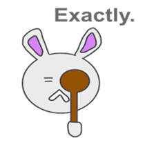 Dry rabbit-chan (American version sticker #6657887