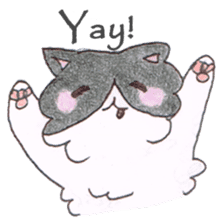 Cow cat!? sticker #6658248