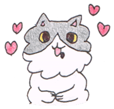 Cow cat!? sticker #6658249