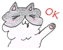 Cow cat!? sticker #6658250