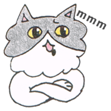 Cow cat!? sticker #6658263