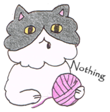 Cow cat!? sticker #6658264