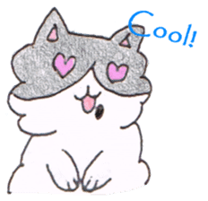 Cow cat!? sticker #6658265