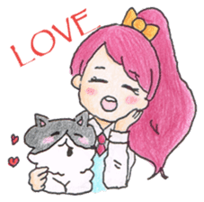 Cow cat!? sticker #6658272