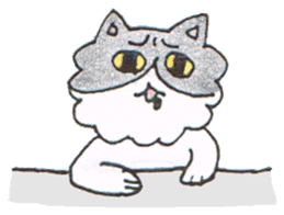 Cow cat!? sticker #6658277