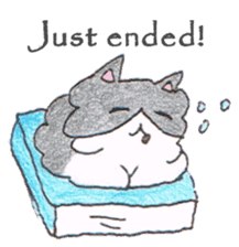 Cow cat!? sticker #6658279