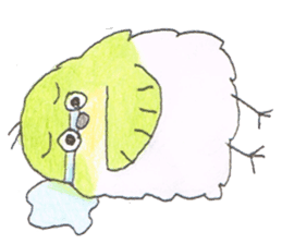 Cow cat!? sticker #6658282