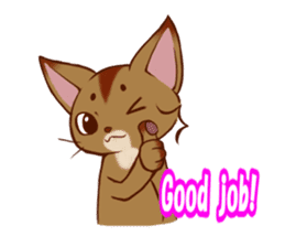 CAT-Abyssinian sticker #6658310