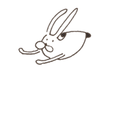 The rabbit in tights part2 sticker #6658548