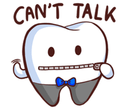 Mr.Bright 2 (molar tooth) sticker #6659375