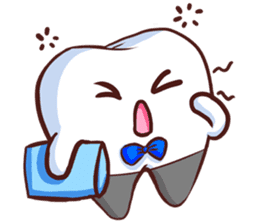 Mr.Bright 2 (molar tooth) sticker #6659376
