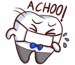 Mr.Bright 2 (molar tooth) sticker #6659385