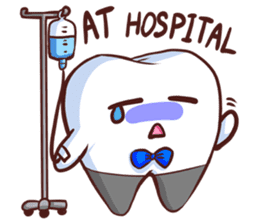 Mr.Bright 2 (molar tooth) sticker #6659387