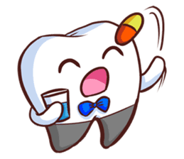 Mr.Bright 2 (molar tooth) sticker #6659388