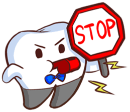 Mr.Bright 2 (molar tooth) sticker #6659391